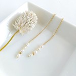 送料無料＊14kgf ピアス～淡水パール貝パールライスアメリカンピアス【6月誕生石】