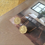 まんまるピアス  ▷▶︎真鍮ピアス▷▶︎