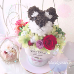 シュナウザー②プリザーブドフラワー