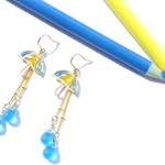 再販傘ピアス☂UMBRELLA Earrings *Pastel Rain*