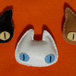 猫顔マグネット