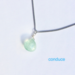 Prehnite. 再販 天然石プレナイトネックレス