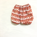 サーモンピンク あひるさん かぼちゃパンツ