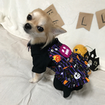 ハロウィン犬服　 ブラックエプロンドレス