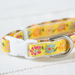 【年末在庫ＳＡＬＥ】【在庫処分価格】14.5～19cm★1cm幅★花柄★首輪