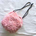〈受注生産〉ピンク エコファー 2wayショルダーバッグ もこもこ ふわふわ