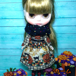 レトロワンピース ハロウィン ベルト ストール付き３点セット