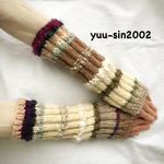 大人なマルチカラーのアームウォーマー(17WP)