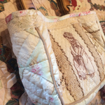 パッチワークキルト刺繍ハンドバック