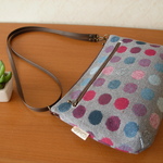 yukimnt様ご予約品【カラフルドット*ピンク*ウール♪】おでかけ*クラッチ&ショルダーバッグ♪