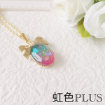ぷっくりマーメイド♡かわいいレジンネックレス