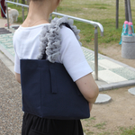 ふんわりフリルハンドルトートバッグ S  