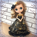 ブライス　リカちゃん  ドレス　 ハロウィン  スパイダー