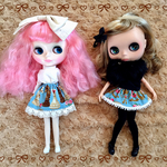 リカちゃん　ブライス　ミディスカート  ミニスカート