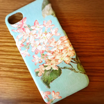 iPhone全機種/各種スマホ対応 名入れできます♡リバティ Archive Lilac   水色