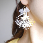 かすみ草のブーケピアス②