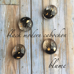 再販22【貼り付けパーツ】 black modern cabochon