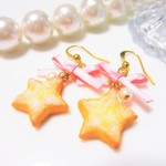 星のシュガークッキーピアス♪