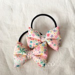 新作！！liberty リバティ☆ふわもこリボンのヘアゴム