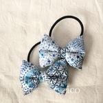 新作！！liberty リバティ☆ふわもこリボンのヘアゴム