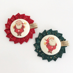 ぽっちゃりサンタのクリスマス＊ロゼット