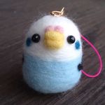 きらきらりぼんのセキセイインコ