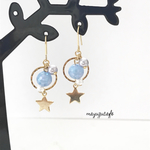星と惑星のピアス