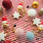 【新作】限定＊CHIMIくまの真っ赤なお菓子ブーツのキーリングバッグチャーム