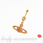 数量限定♡土星ヘソピアス ボディピアス