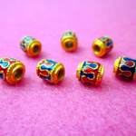 アクセサリーパーツ ロンデル 鼓つづみ 小 金 6mm 10個 [4582434309639]