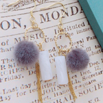 シンプルまりもボールピアス