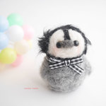 ふわふわ子ペンギン(ブラック)