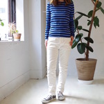 ＜再入荷！＞ボーダーバスクシャツ ( blue × navy )