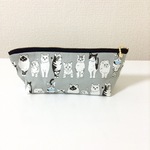 ペンケース★ねこグレー