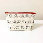 ポーチ★でんぐり返しねこ