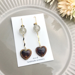 zigzag honey heart pierce