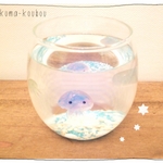 くらげアクアリウム　ボトルLLサイズ　クラゲ