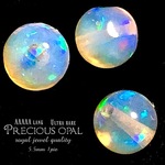 【ロイヤル宝石質!!不純物なし✧】極稀少プレシャスオパール・AAAAAランク✧【最高峰!!宝石のような透明感✧ 非常に貴重な形状!!】約5〜5.5珠【１石】セット【エチオピア産✧】
