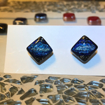 宇宙柄スクウェアピアス