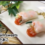 生春巻きのナスカンキーホルダー