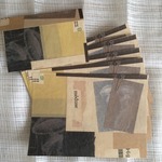 ●珈琲染めのコラージュ便箋（クラゲ）