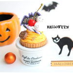 ハロウィンのかぼちゃモンブランのタルト