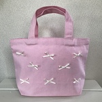 《NEW》 ミニリボントートバッグ トートバッグ♡ ランチバッグ