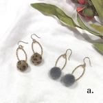 再販＊ころんとかわいいファーピアス❤︎