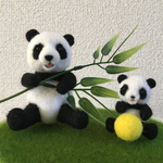 ♪パンダの親子♪