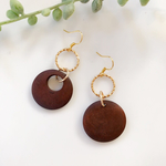 再販♡ウッドフープピアス