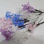 プリザーブドフラワー　カスミ草髪飾り　単品売り（2束セット）　セットものの追加やお手持ちの追加に・・・