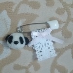 パンダさん🐼のブローチ