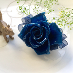 コサージュ ～青い薔薇とリボン～