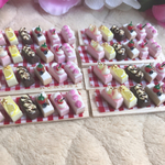 感謝セット♪ ミニチュア♡カットケーキ5種類セット♡ 苺 チョコ 白桃